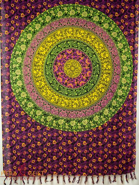 Lunghi | Sarong "Flower Mandala" - FARBAUSWAHL